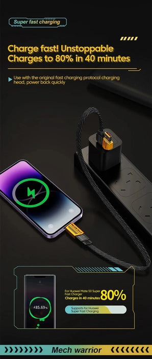 4 in 1 USB C Charging Cable 65W