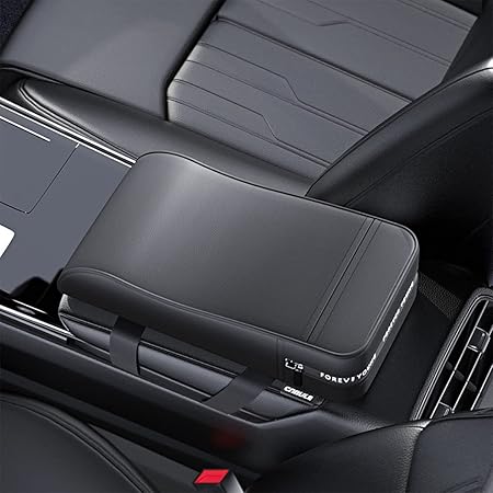 Universal Leather Armrest Cover with Tissue Holder
