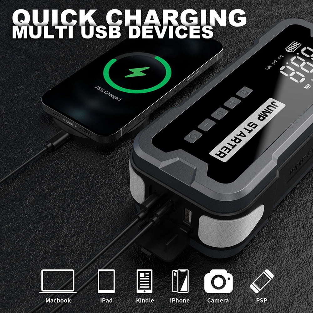 ADINC Car Jump Starter with Air Compressor