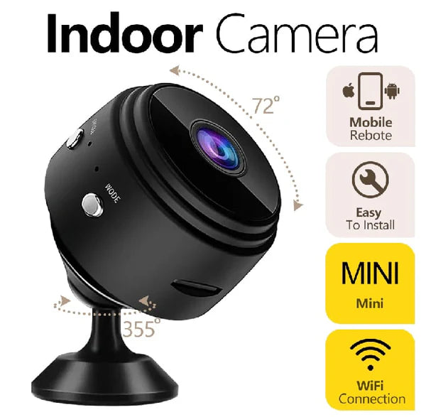 A9 Mini Wifi Camera   Magnetic Lock 🧲