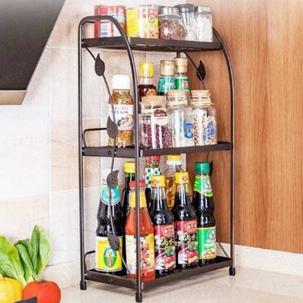 3 Layer Kitchen Iron Bronze Shelf