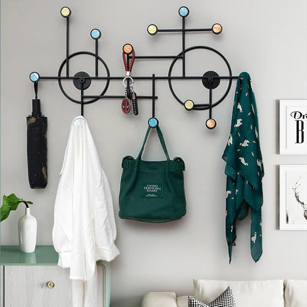 PREMIUM WALL SHELF WITH HOOKS