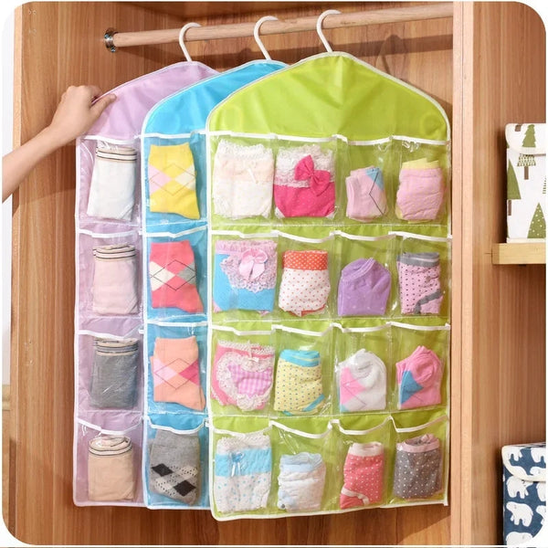 16X POCKETS SOCKS ORGANIZER