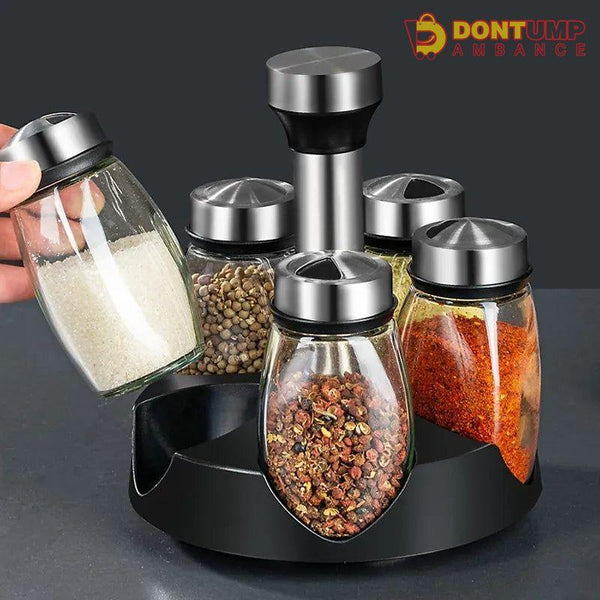 ROTATING SPICES JAR SET
