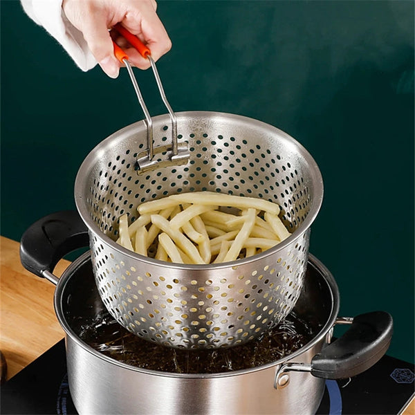 STEAMER AND FRYING BASKET