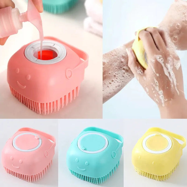 BODY WASH DISPENSING BATH BRUSH