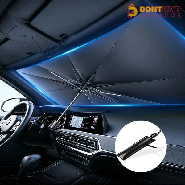 Car Windshield Sun Shade Umbrella - Foldable Car Umbrella