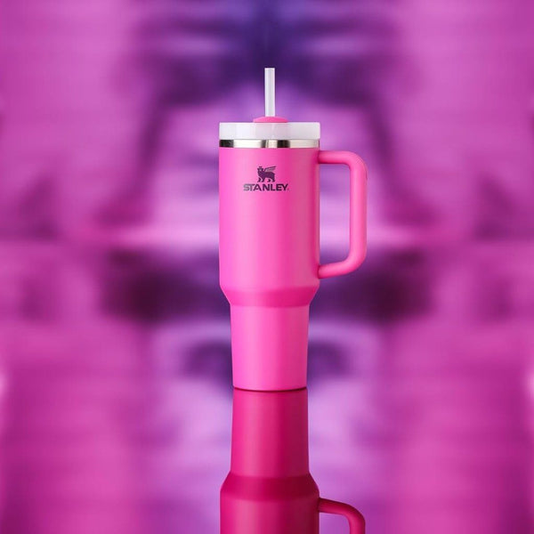 STANLEY QUENCHER H2.0 FLOWSTATE TUMBLER 40OZ - ELECTRIC PINK