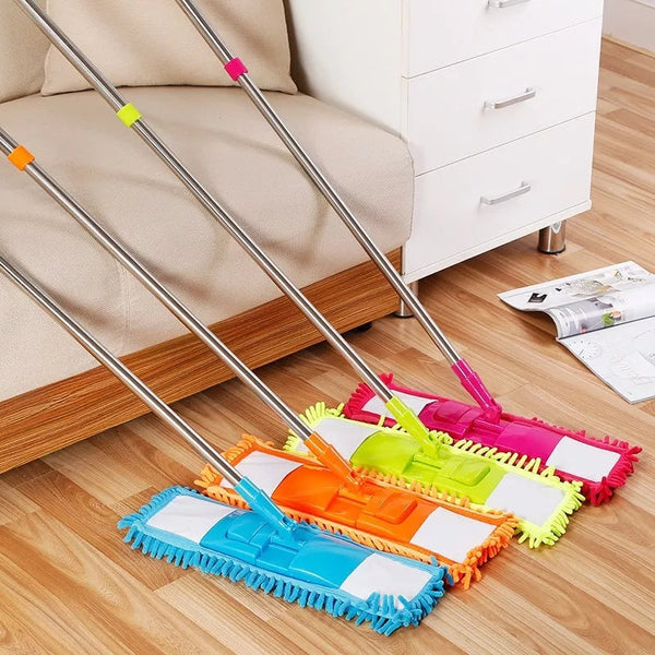 TELESCOPIC MICROFIBER CLEANING MOP