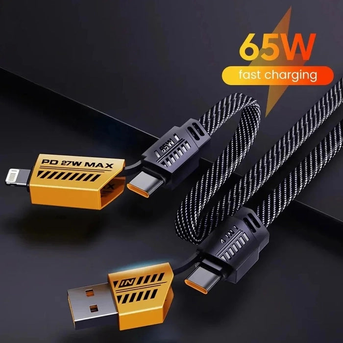 4 in 1 USB C Charging Cable 65W