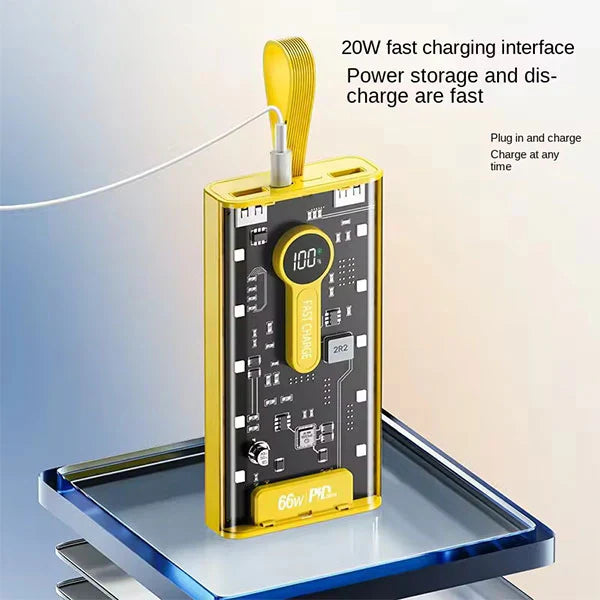 20000mAh 66W Super Fast Charging Power Bank
