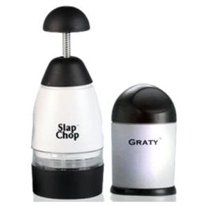 Slap Chop Original Stainless Steel Mini Vegetable Chopper Gadget for Salads