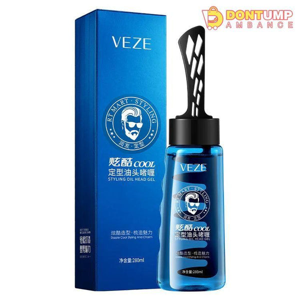 Veze Styling Head Oil Gel 2-In-1 Hair Styling With Comb