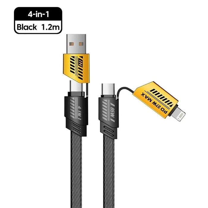 4 in 1 USB C Charging Cable 65W