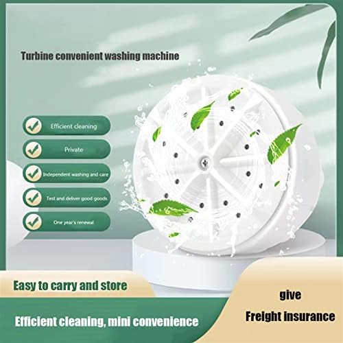 Mini Portable Ultrasonic Turbine Washing Machine Turner USB Powered