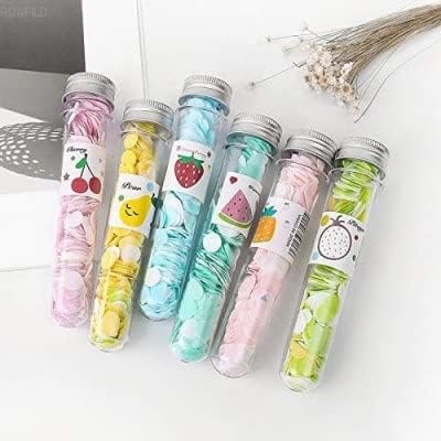 Portable Fruit-Themed Disposable Paper Soap Flakes