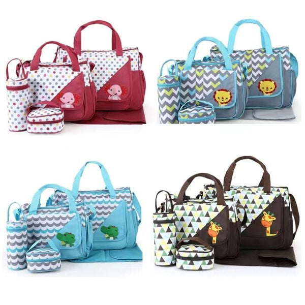 5 Pcs Shoulder Bag Baby Set  - Different Designs