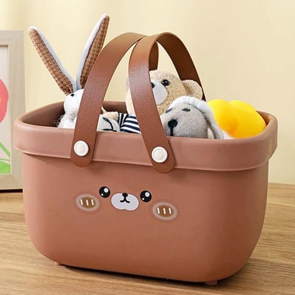 Cute Portable Organizer Caddy with Handle (Duck/Swan Design)