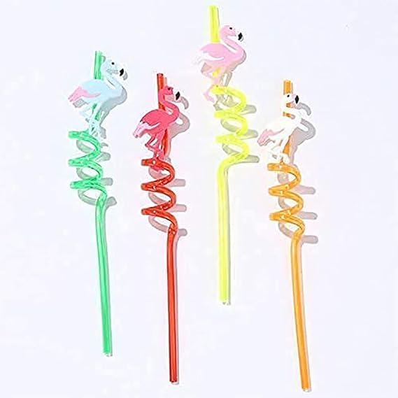 PACK OF 4 ACRYLIC STRAW
