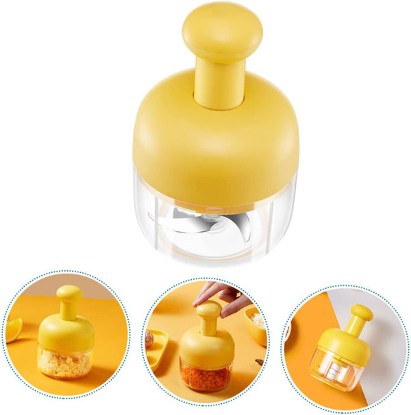 MANUAL GARLIC PRESS – HEAVY-DUTY GARLIC CRUSHER TOOL