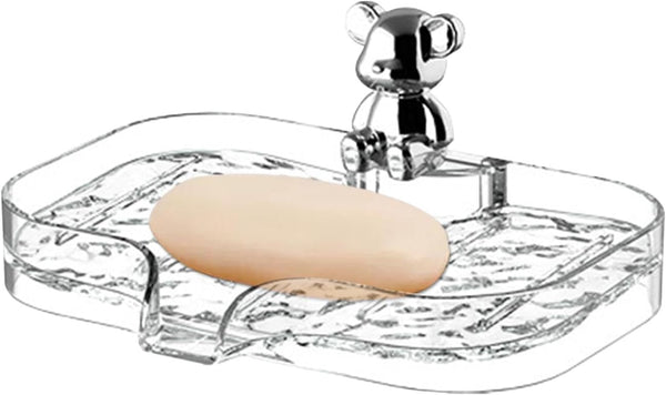Adorable Rabbit Figurine Decorative Soap Dish