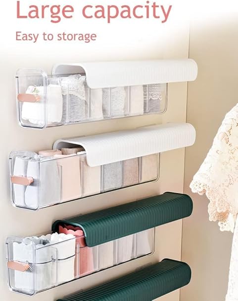 elf-adhesive Wall-Mounted Undergarments Organizer