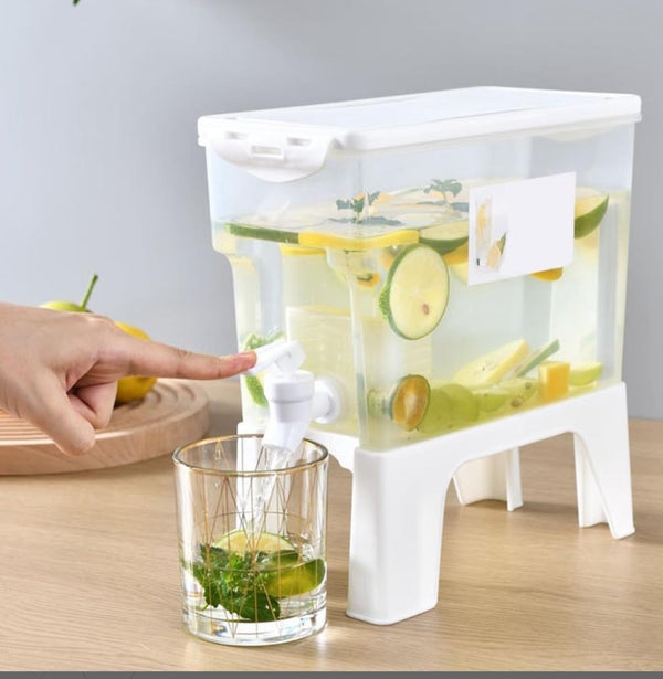 "3.5L Cold Water and Juice Dispensers for Refrigerator Shelf"