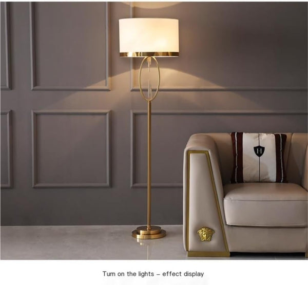 Elegant Brass Floor Lamp