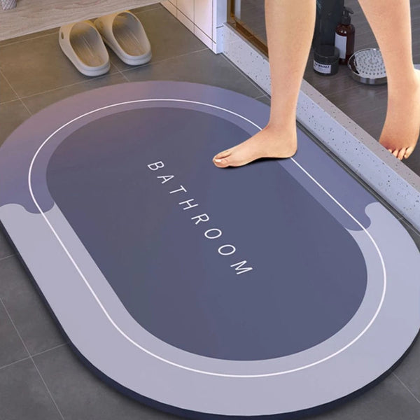 2 Pcs Large Size Water Absorbent Anti-Slip Mat (FREE DELIVERY😍)