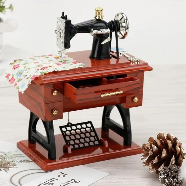 MINI MUSICAL TREADLE SEWING MACHINE