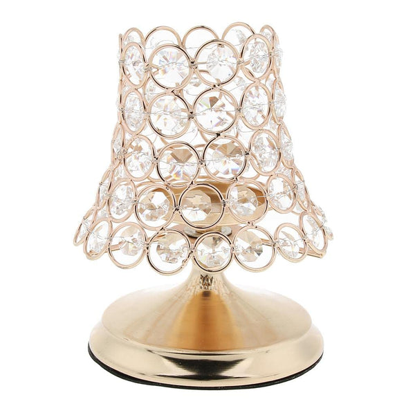 Luxury Crystal Table Lamps with Golden Base