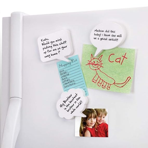 Fridge Magnets Sticky Note Pad 3Pc