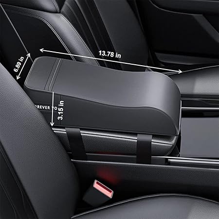 Universal Leather Armrest Cover with Tissue Holder