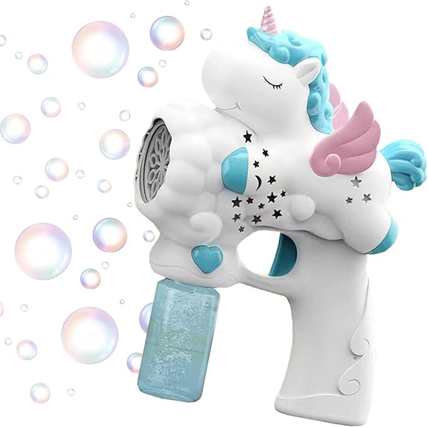 Cute Unicorn Bubble Gun Set for Kids