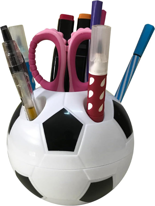 CREATIVE FOOTBALL DESK ORGANIZER – DURABLE PEN STAND FOR HOME SCHOOL OFFICE