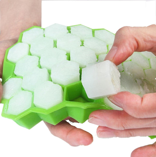 HONEYCOMB ICE CUBE TRAY WITH LID