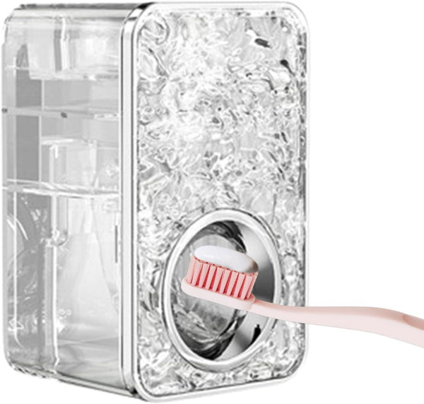 Luxury Crystal Texture Automatic Toothpaste Dispenser
