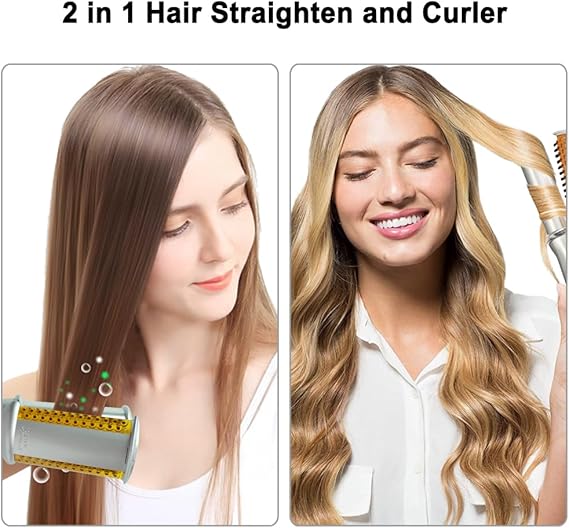 Rotating Hair Straighten And Curler