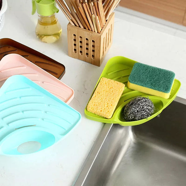 Sink Caddy Suction Cup Holder For Sponges, Soap, Scrubbers