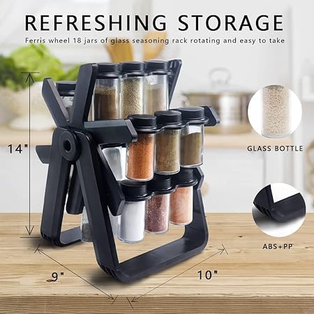 18 Jar Rotating Spice Rack