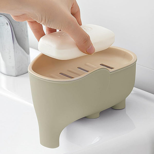 Creative Elevated Self-Draining Soap Dishes (Set of 4)
