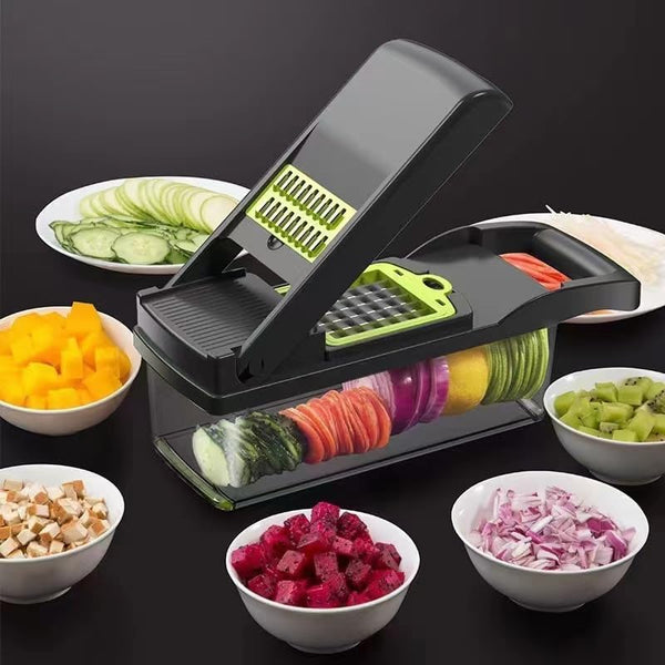 "All-in-One Kitchen Mandoline and Food Prep Tool"