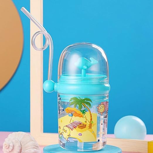 Dolphin Straw Bottle