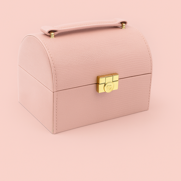 portable luxury makeup organizer box with