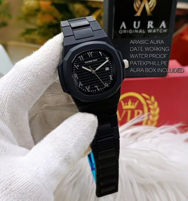 AURA PATEK PHILIPPE ARABIC WATCH⌚  NEW PATEK PHILIPPE MODEL ✔ DATE WORKING ✔ WATERPROOF 🌧 STANLEES STEEL LOCK ✔ ORIGINAL FAIBAR BODY✔ CHINA ASSEMBLED ✔ PREMIUM QUALITY 💯✔ NEW FRESH STOCK ✔ AMAZING PRICE 💥💥