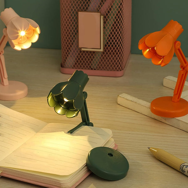 Colorful Mini Table Lamps – Adjustable Desk Lamp for Study & Decor