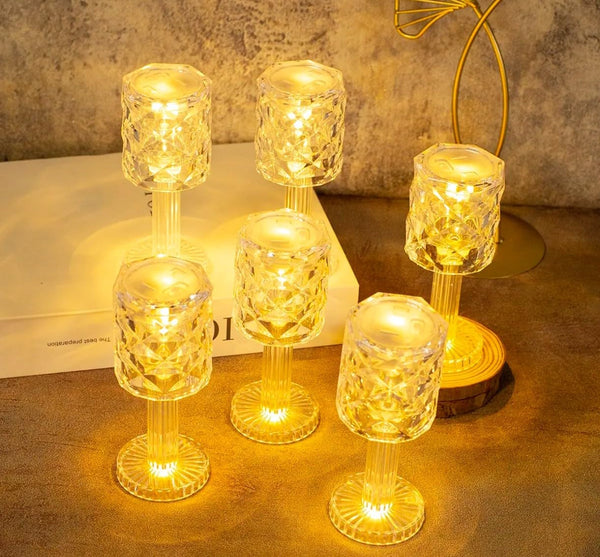 Diamond Crystal Table Lamps