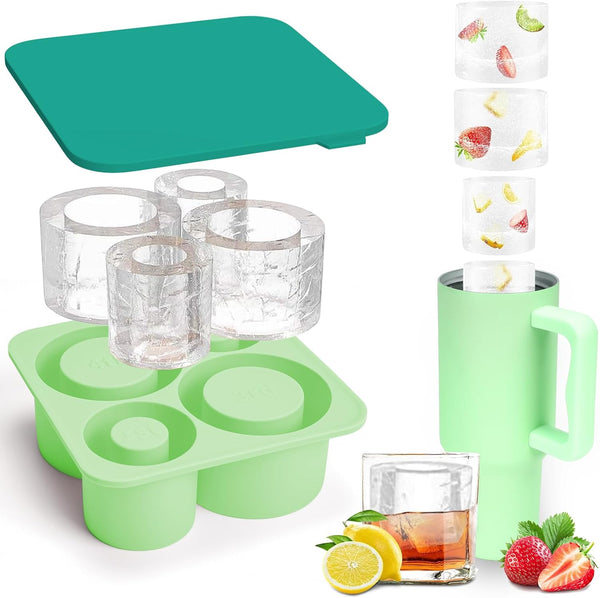 Ice Shot Glass Mold | Reusable Silicone Chilled Shot Cup Maker