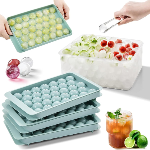 ICE BALL TRAY WITH LID