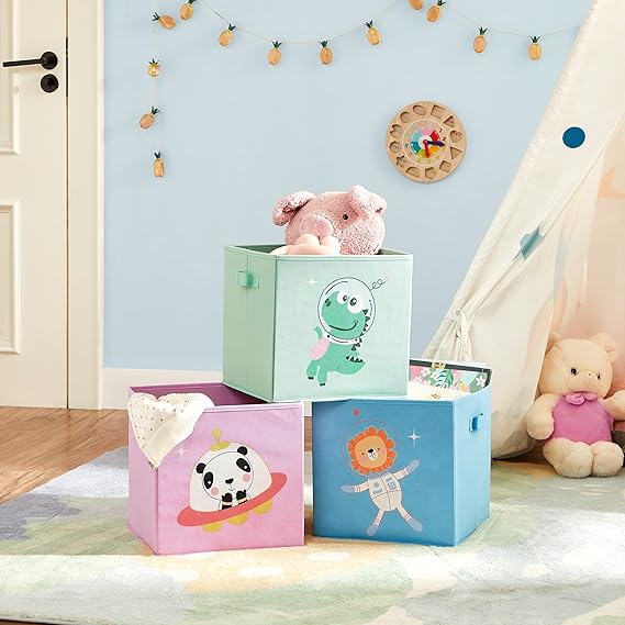 Cartoon Storage Bag Box Shape ( Random colours )